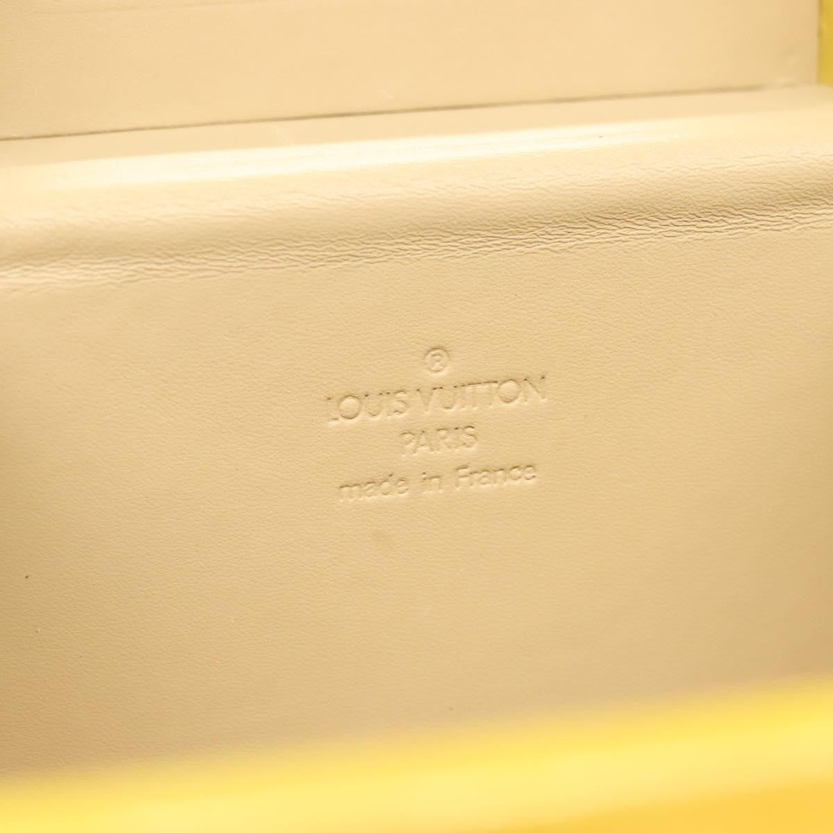 Louis Vuitton Bleecker Box Bag Monogram Vernis, BEIGE, PATENT_LEATHER, Clutche & pouche