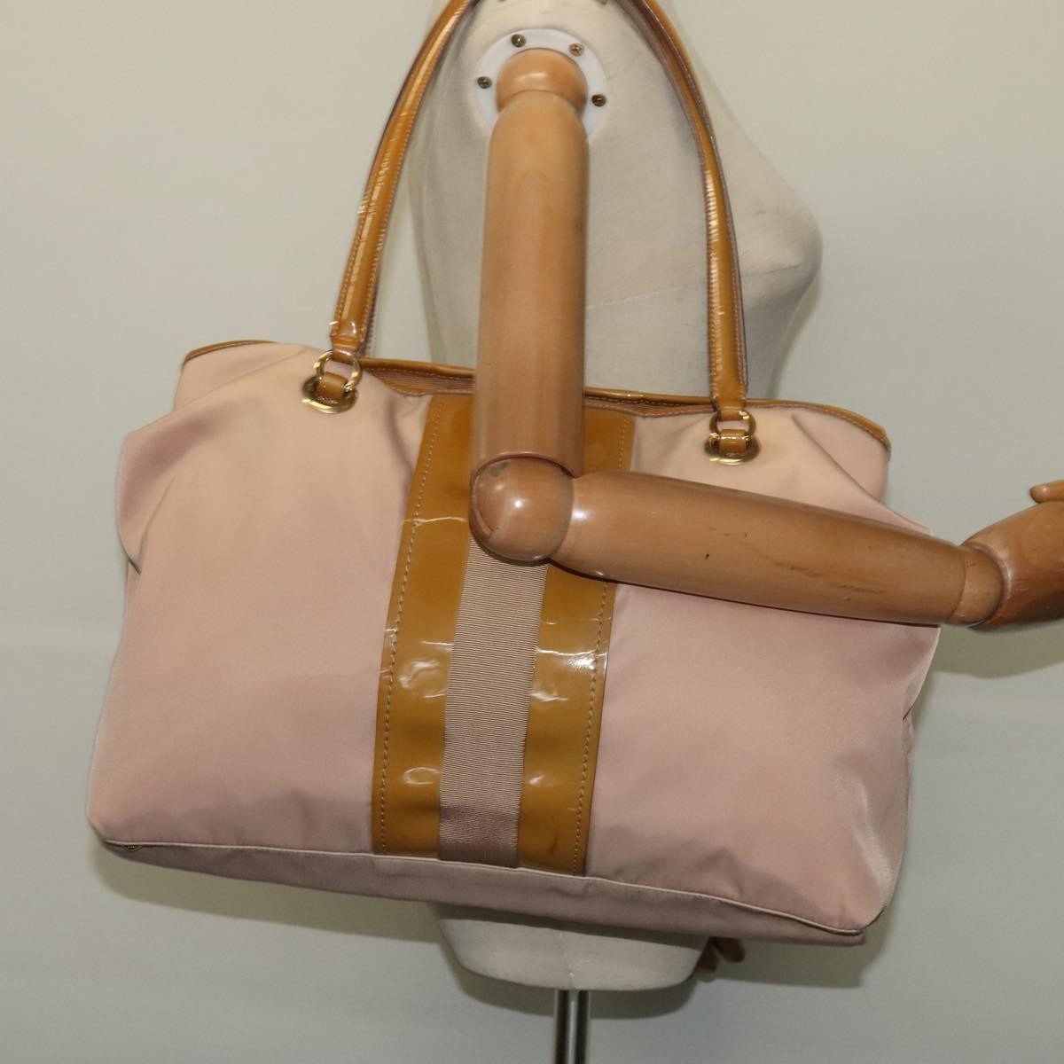 Salvatore Ferragamo Vala tote Nylon, PINK, NYLON, Tote bag