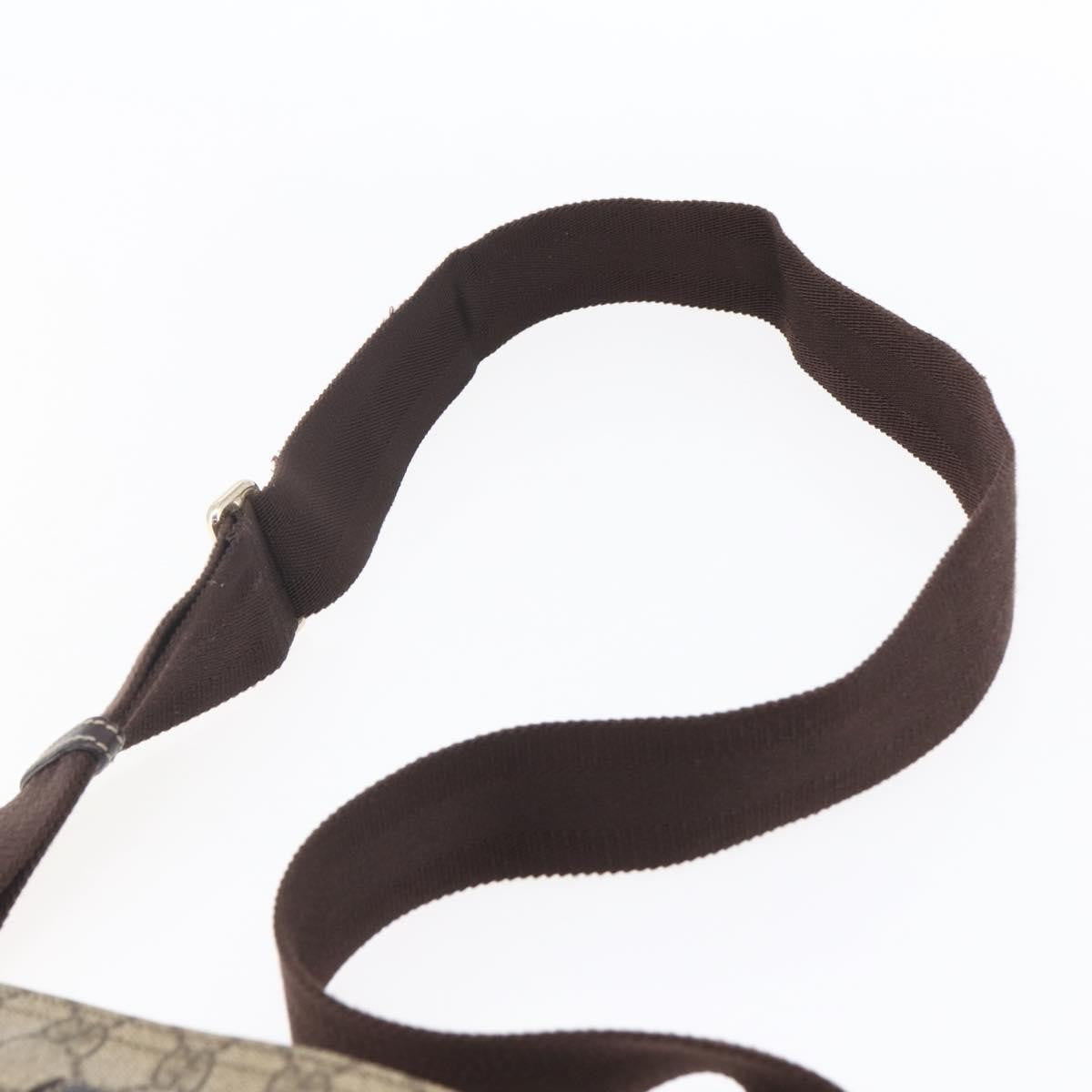 Gucci Zip Top Messenger Bag GG Coated Canvas, BEIGE, PVC, Shoulder bag