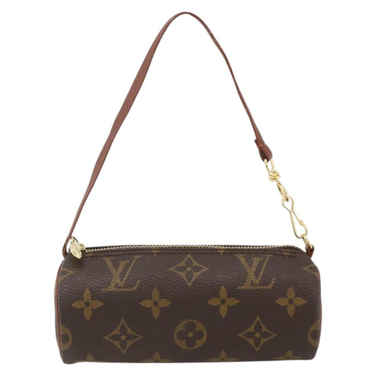 Louis Vuitton Papillon Pochette Monogram Canvas, BROWN, CANVAS, Clutche & pouche