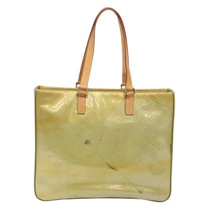Louis Vuitton Columbus Handbag Monogram Vernis, BEIGE, PATENT_LEATHER, Tote bag