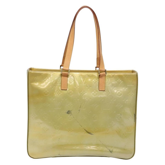 Louis Vuitton Columbus Handbag Monogram Vernis, BEIGE, PATENT_LEATHER, Tote bag