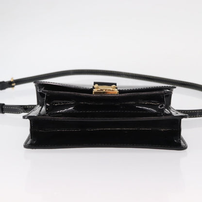 Louis Vuitton Monceau Handbag Vernis, BLACK, PATENT_LEATHER, Handbag