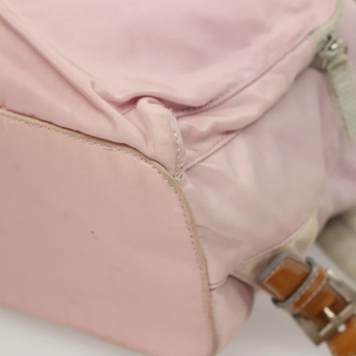 Prada Double Front Pocket Backpack Tessuto, PINK, NYLON, Backpack