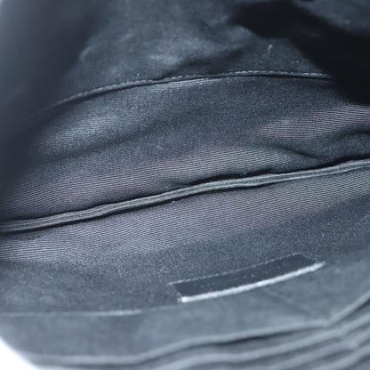 Saint Laurent Stars Zip Pouch Leather, BLACK, LEATHER, Clutche & pouche