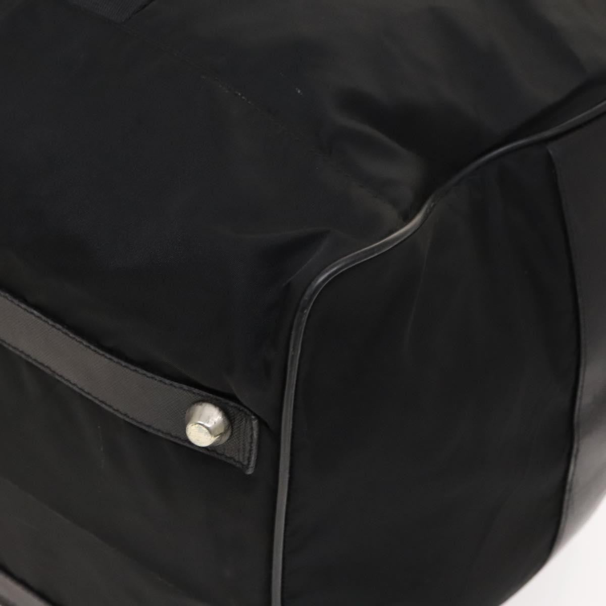 Prada Boston Bag Tessuto, BLACK, NYLON, Travel bag