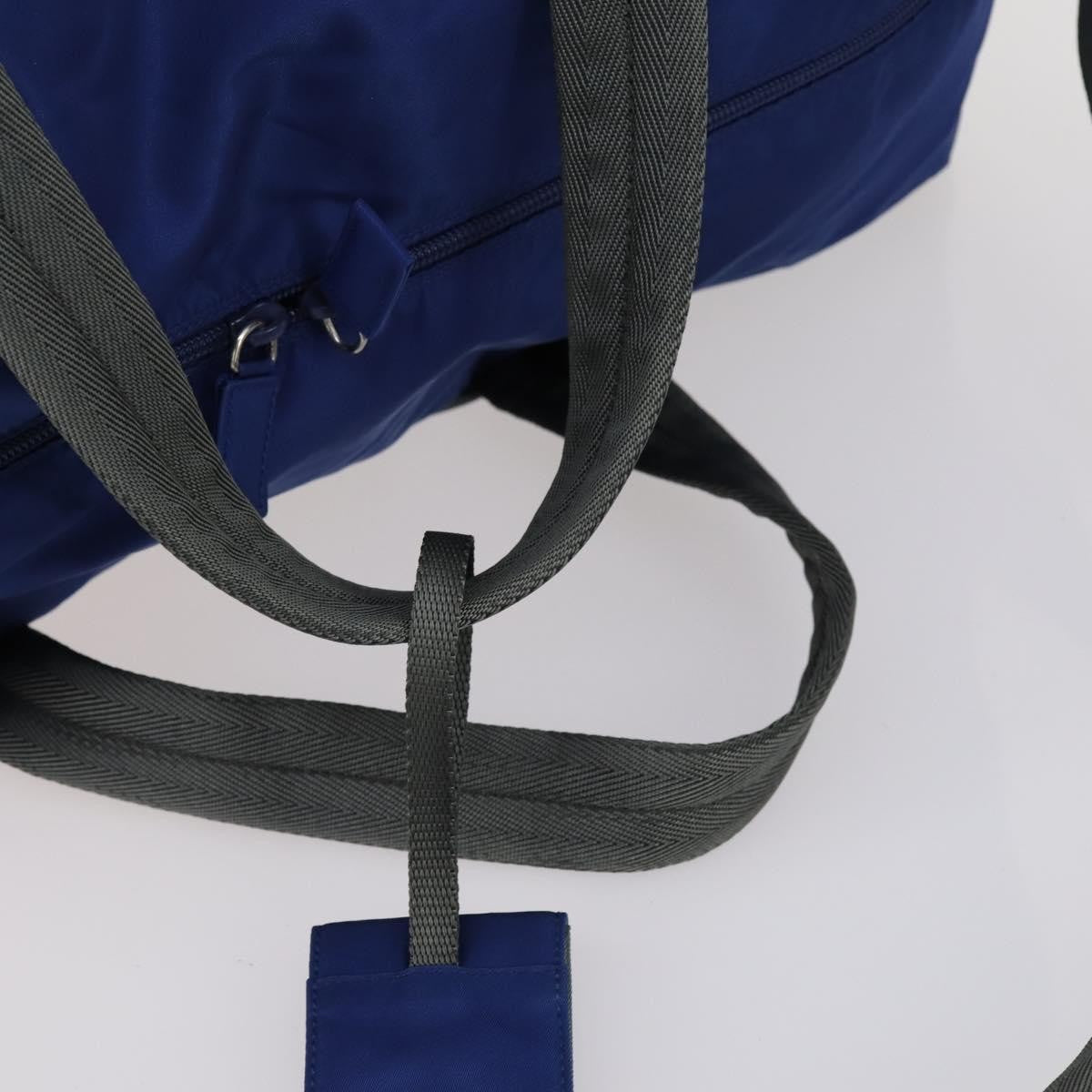 Prada Convertible Weekender Bag Tessuto, BLUE, NYLON, Travel bag
