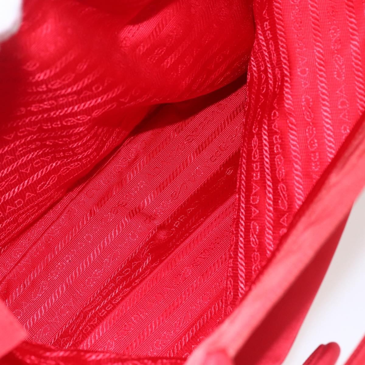 Prada Vintage Zip Tote Tessuto, RED, NYLON, Tote bag