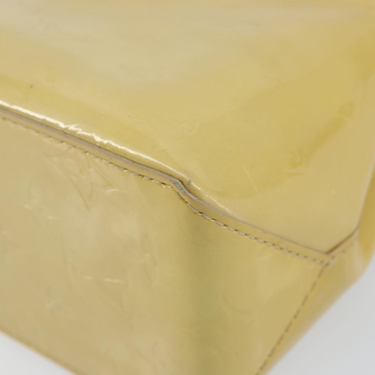 Louis Vuitton Reade Handbag Monogram Vernis, BEIGE, PATENT_LEATHER, Handbag