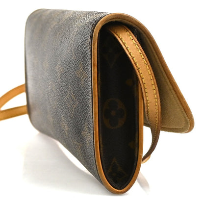 Louis Vuitton Twin Handbag Monogram Canvas, Brown, Canvas, Clutch