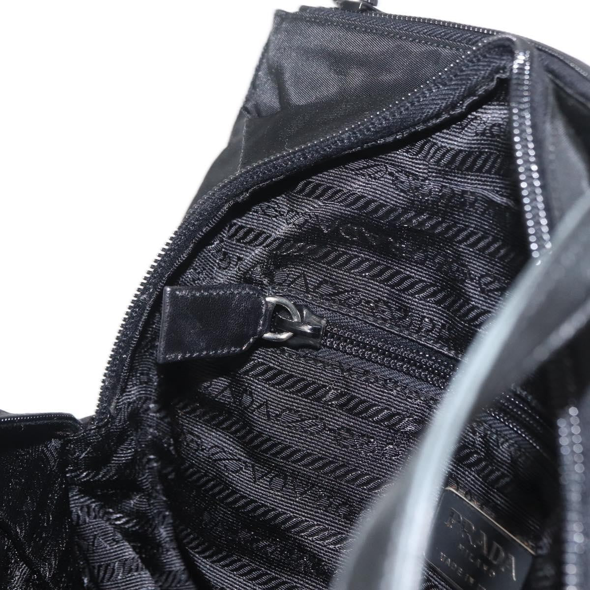 Prada Vintage Shoulder Bag Tessuto, BLACK, NYLON, Shoulder bag