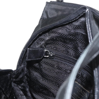 Prada Vintage Shoulder Bag Tessuto, BLACK, NYLON, Shoulder bag