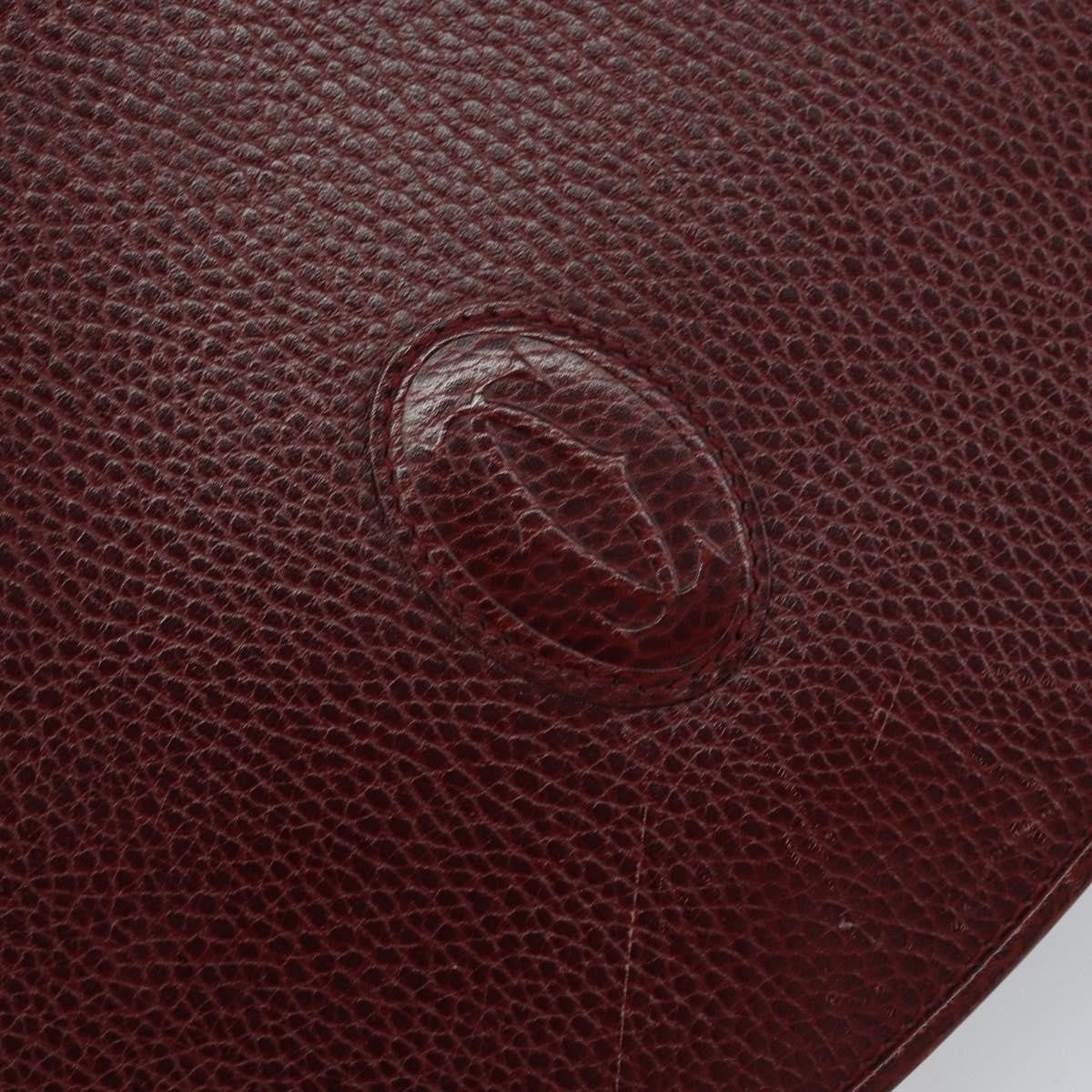 cartier Must de Cartier Shoulder Bag Leather, BURGUNDY, LEATHER, Shoulder bag