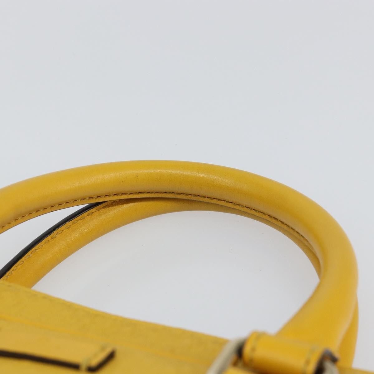 Gucci Diamante bright briefcase Leather, YELLOW, LEATHER, Briefcase