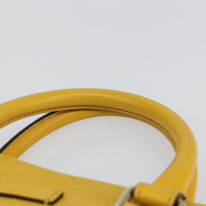 Gucci Diamante bright briefcase Leather, YELLOW, LEATHER, Briefcase