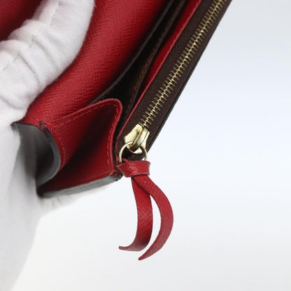 Louis Vuitton Emilie Wallet Damier, BROWN, CANVAS, Wallets