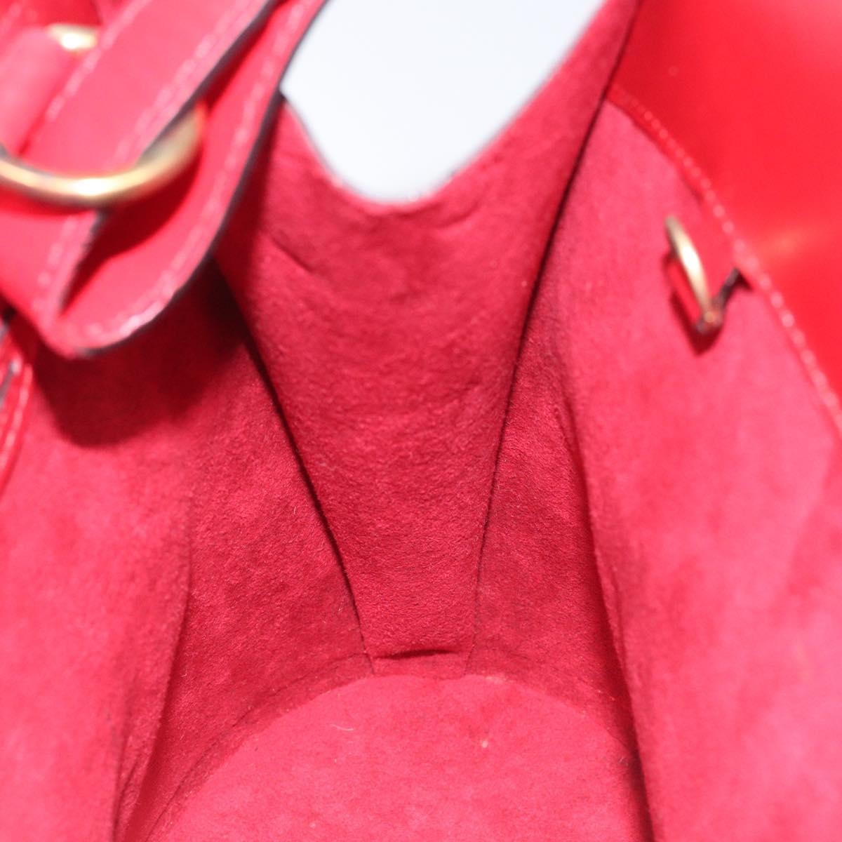 Louis Vuitton Cluny Shoulder Bag Epi Leather, RED, LEATHER, Shoulder bag