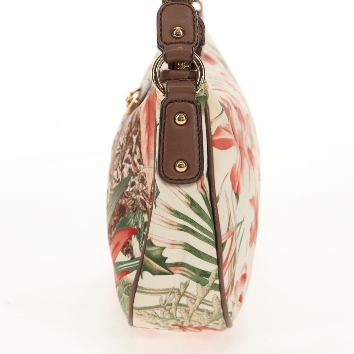 Salvatore Ferragamo Gancini Shoulder Bag Nylon, MULTICOLOUR, NYLON, Shoulder bag