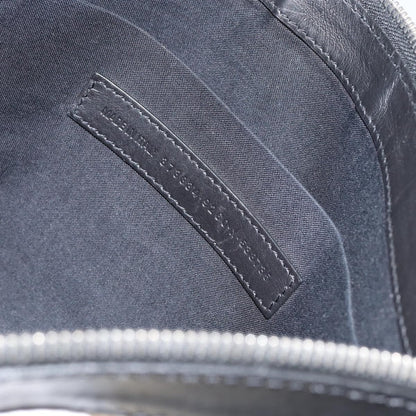 Balenciaga Clip P Pouch Leather, BEIGE, CANVAS, Clutche & pouche