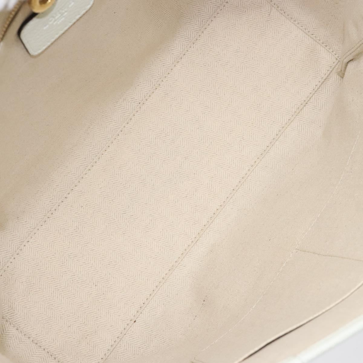 Loewe Heritage Tote Leather, WHITE, LEATHER, Tote bag