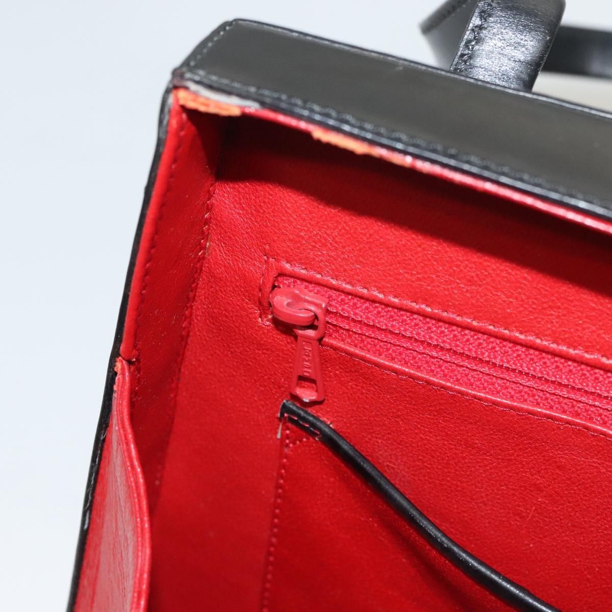 Celine Shoulder Bag Leather, BLACK, LEATHER, Shoulder bag