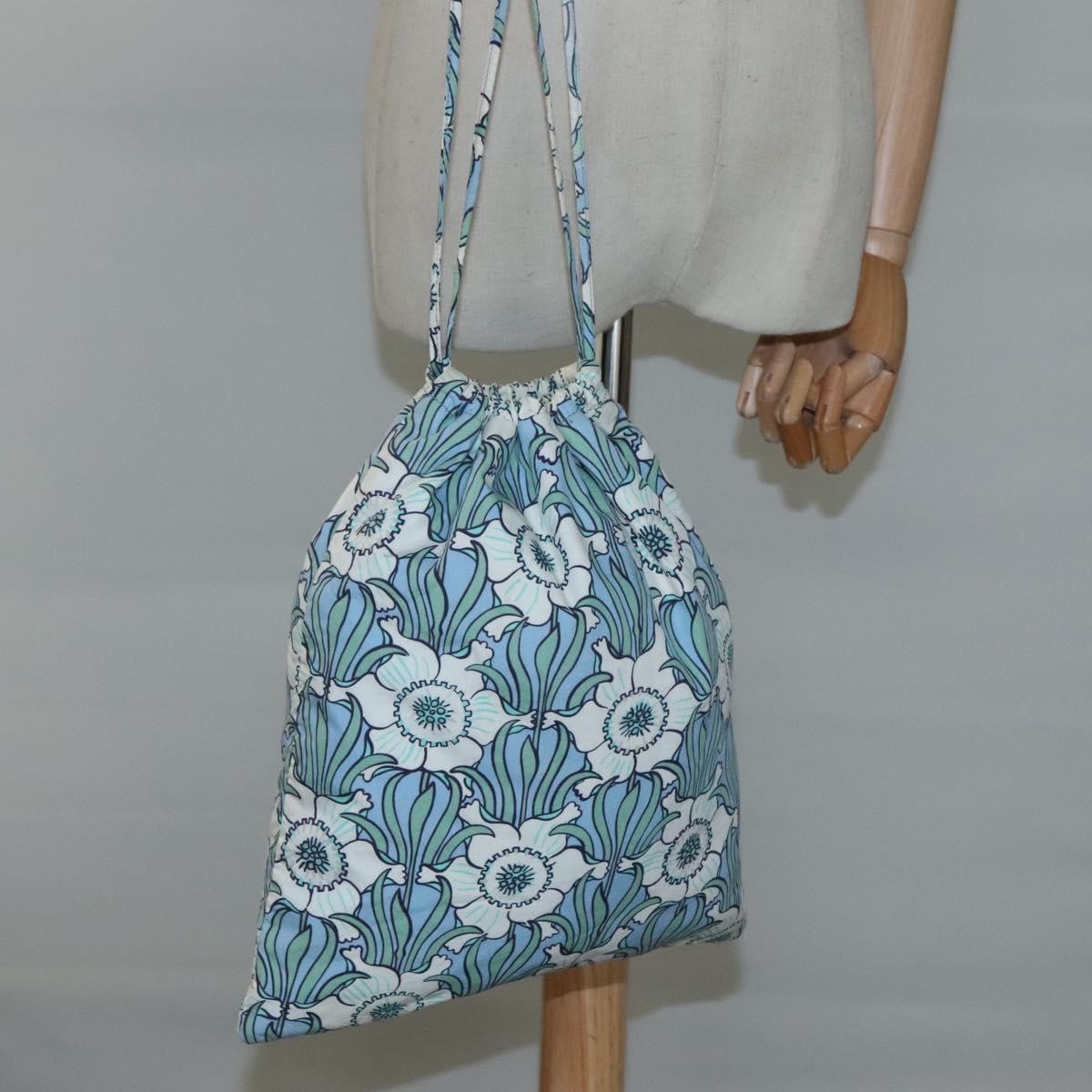 Prada Travel Pouch Tessuto, BLUE, COTTON, Clutche & pouche