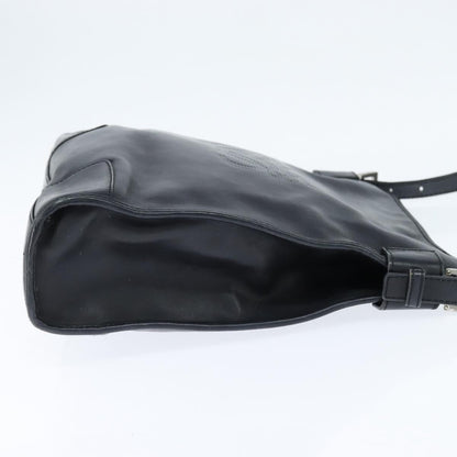 Loewe Anagram Shoulder Bag Leather, BLACK, LEATHER, Shoulder bag