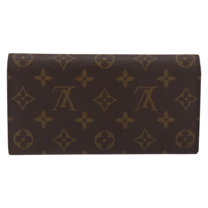 Louis Vuitton Emilie Wallet Monogram Canvas, BROWN, CANVAS, Wallets