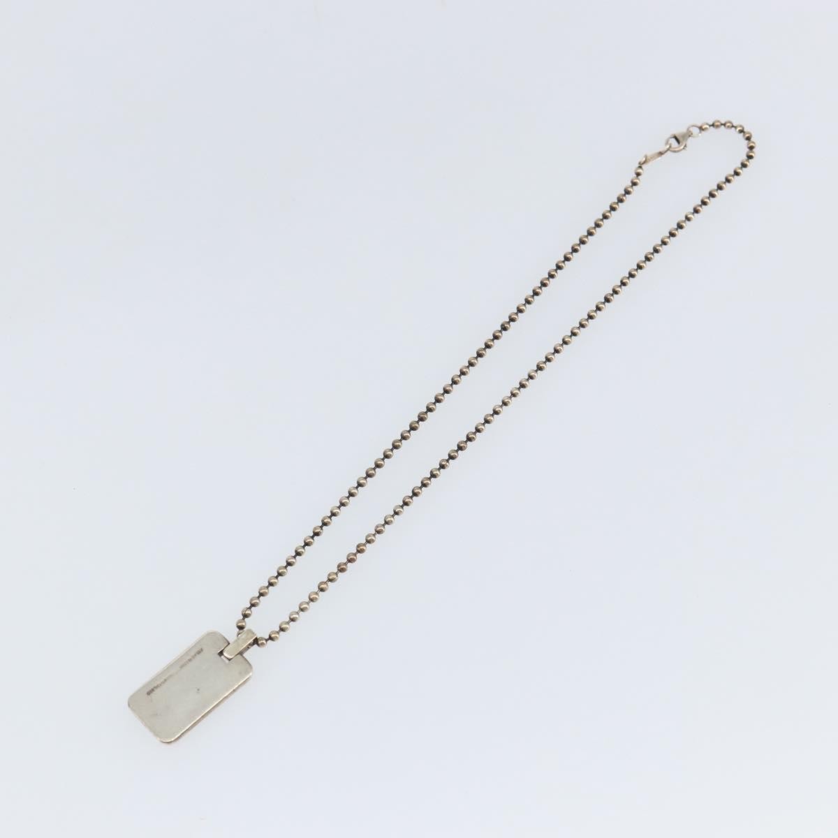 Tiffany & Co. Atlas Bar Pendant Necklace Silver 925, SILVER, SILVER, Necklace