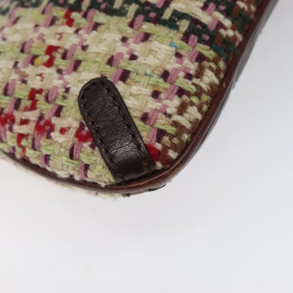 Burberry Vintage Shoulder Bag Wool, BEIGE, WOOL, Shoulder bag