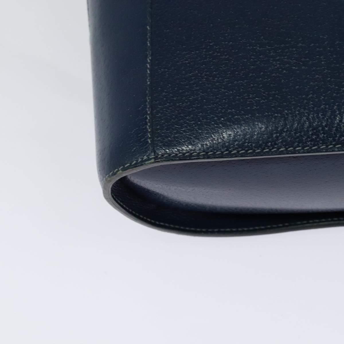 Gucci Vintage Shoulder Bag Leather, BLUE, LEATHER, Shoulder bag