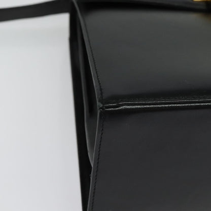 Salvatore Ferragamo Gancini Tote Leather, BLACK, LEATHER, Tote bag