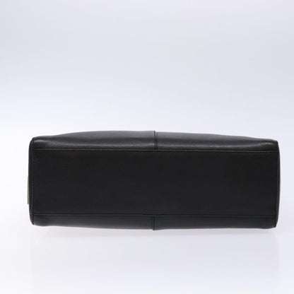 Burberry Vintage Handbag Leather, BLACK, LEATHER, Handbag