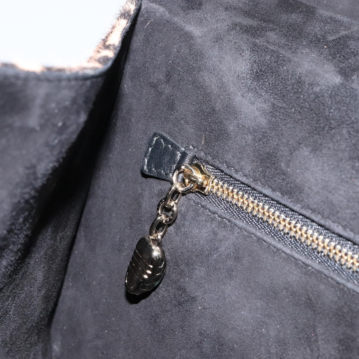 Bvlgari Serpenti Scaglie Day Bag Leather, BLACK, LEATHER, Handbag