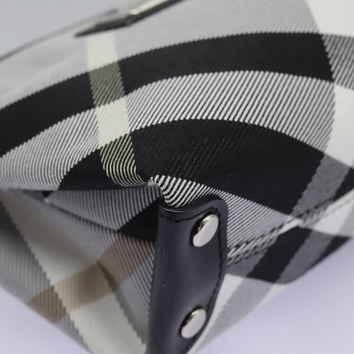 Burberry Nova check Pochette Nylon, GRAY, CANVAS, Clutche & pouche