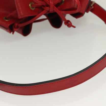 Louis Vuitton Petit Noe Handbag Epi Leather, RED, LEATHER, Shoulder bag