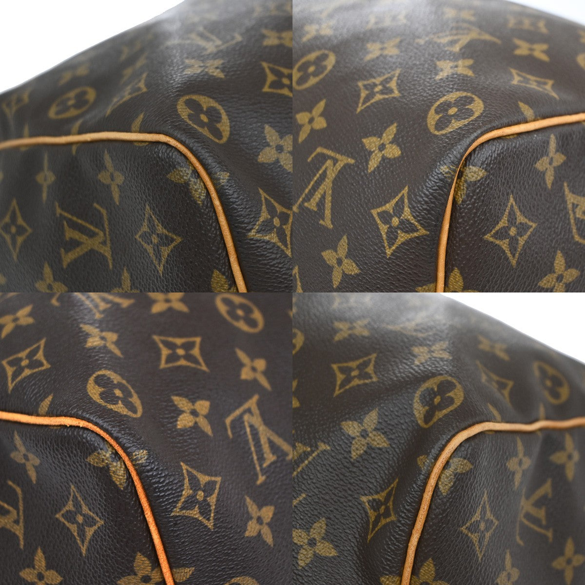 Louis Vuitton Keepall Bag Monogram Canvas, BROWN, CANVAS, Travel bag