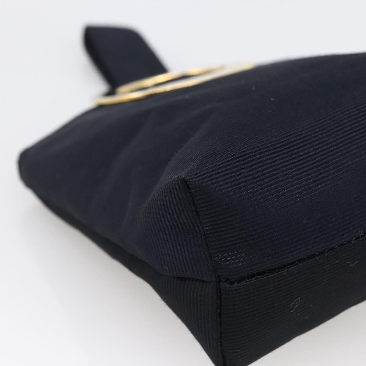 Celine Circle Logo Pouch Nylon, NAVY, NYLON, Clutche & pouche