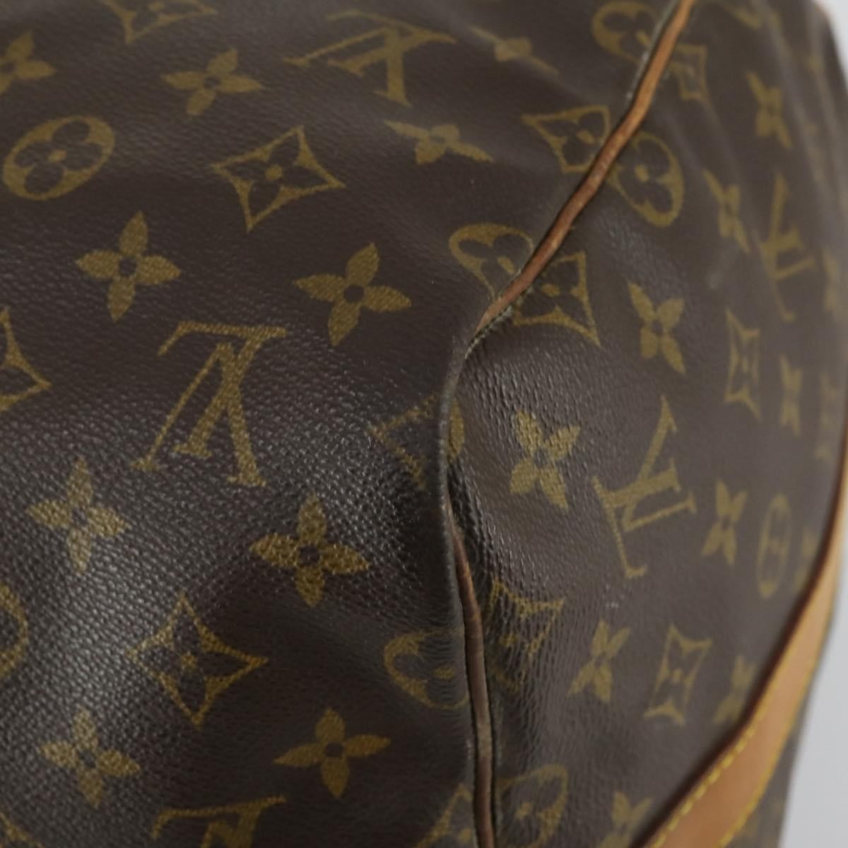 Louis Vuitton Keepall Bandouliere Bag Monogram Canvas, BROWN, CANVAS, Travel bag
