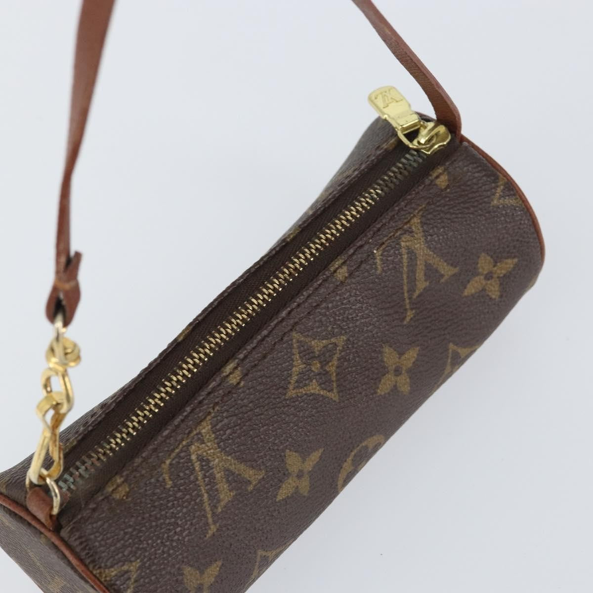 Louis Vuitton Papillon Pochette Monogram Canvas, BROWN, CANVAS, Clutche & pouche