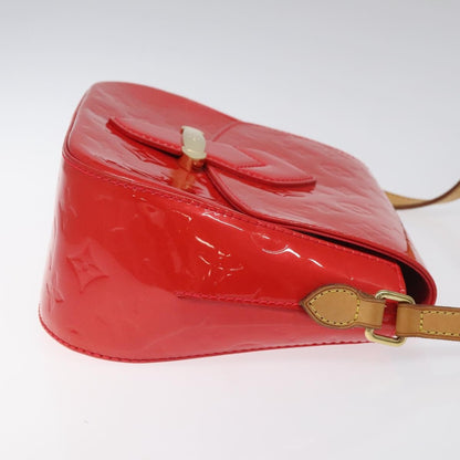 Louis Vuitton Bellflower Handbag Monogram Vernis, RED, PATENT_LEATHER, Shoulder bag