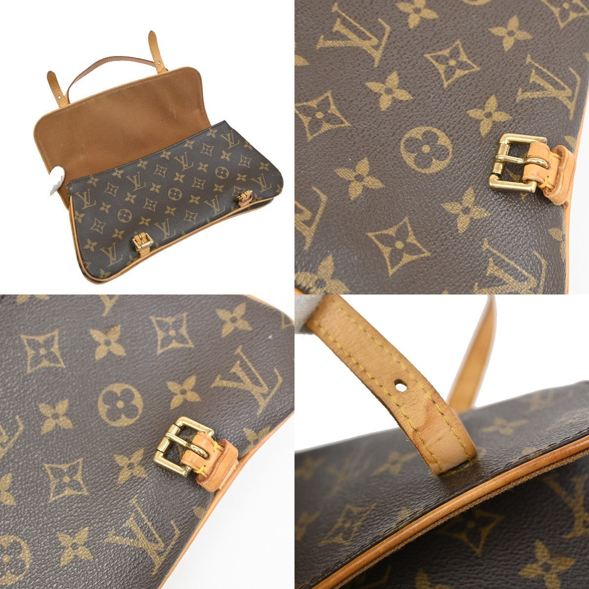 Louis Vuitton Marelle Shoulder Bag Monogram Canvas, BROWN, CANVAS, Shoulder bag