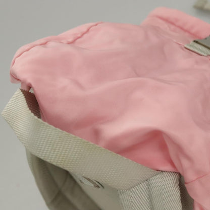 Prada Single Buckle Pocket Backpack Tessuto, PINK, NYLON, Backpack