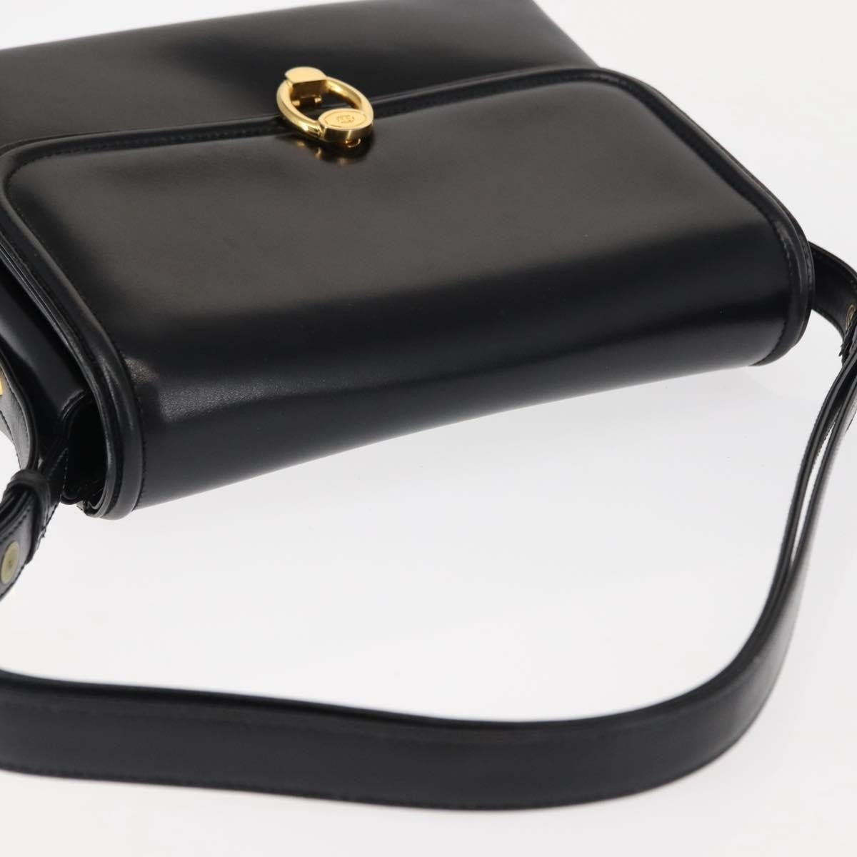 Gucci Shoulder bag black leather, BLACK, LEATHER, Shoulder bag