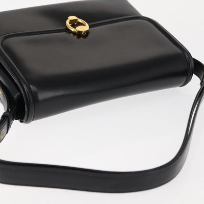 Gucci Shoulder bag black leather, BLACK, LEATHER, Shoulder bag