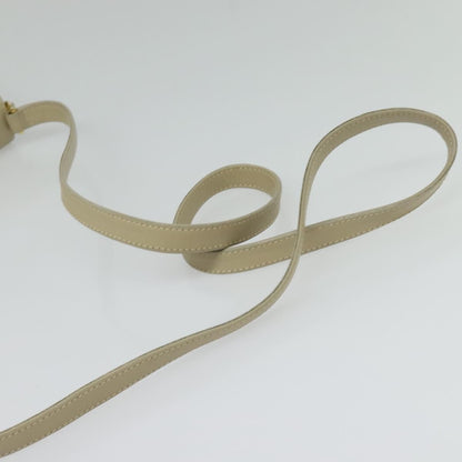 Gucci Vintage Interlocking G Flap Shoulder Bag Leather, BEIGE, LEATHER, Shoulder bag