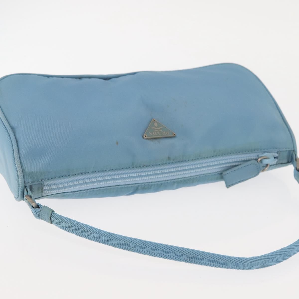 Prada Pochette Shoulder Bag Tessuto, BLUE, NYLON, Clutche & pouche