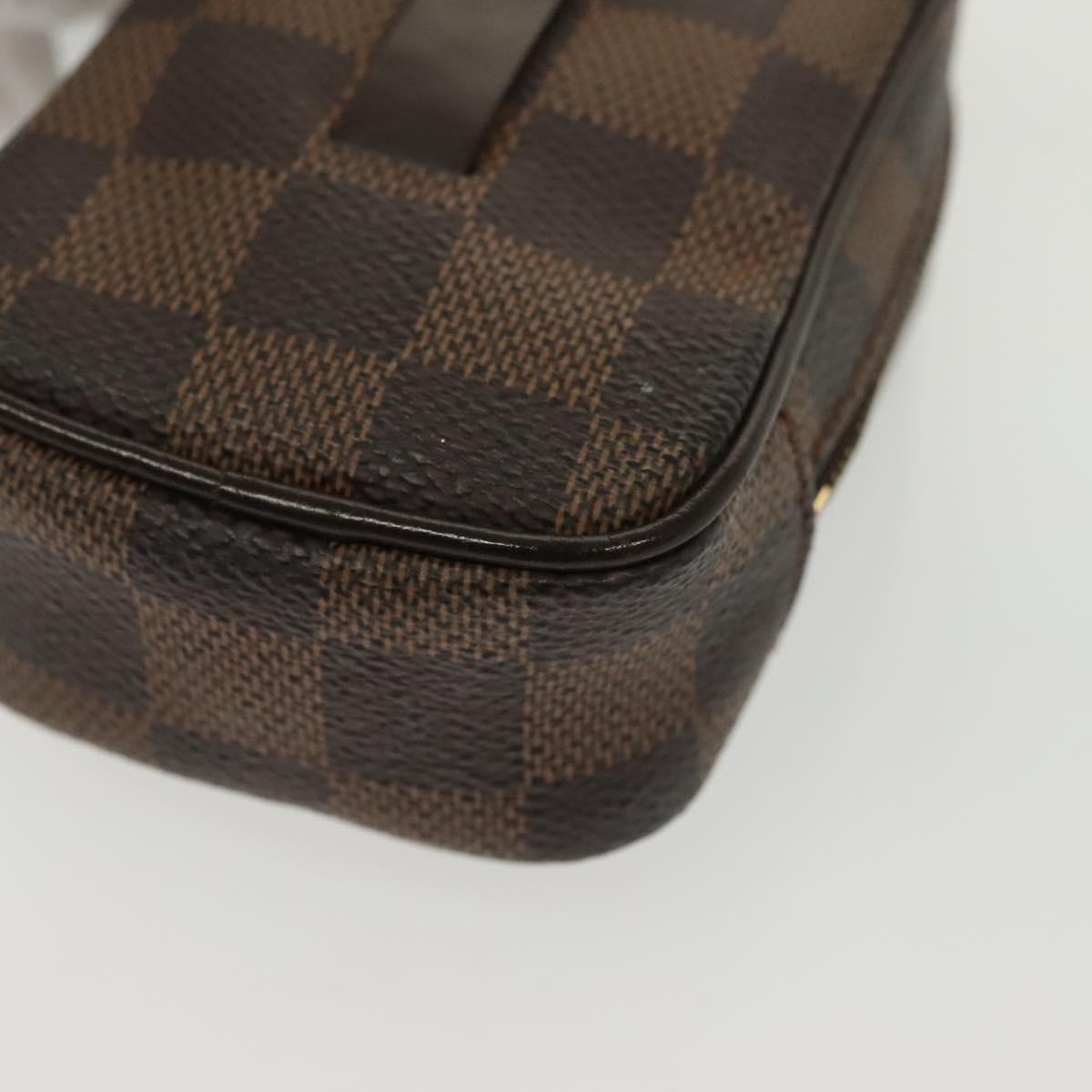 Louis Vuitton Etui Okapi Camera Case Damier, BROWN, CANVAS, Clutche & pouche