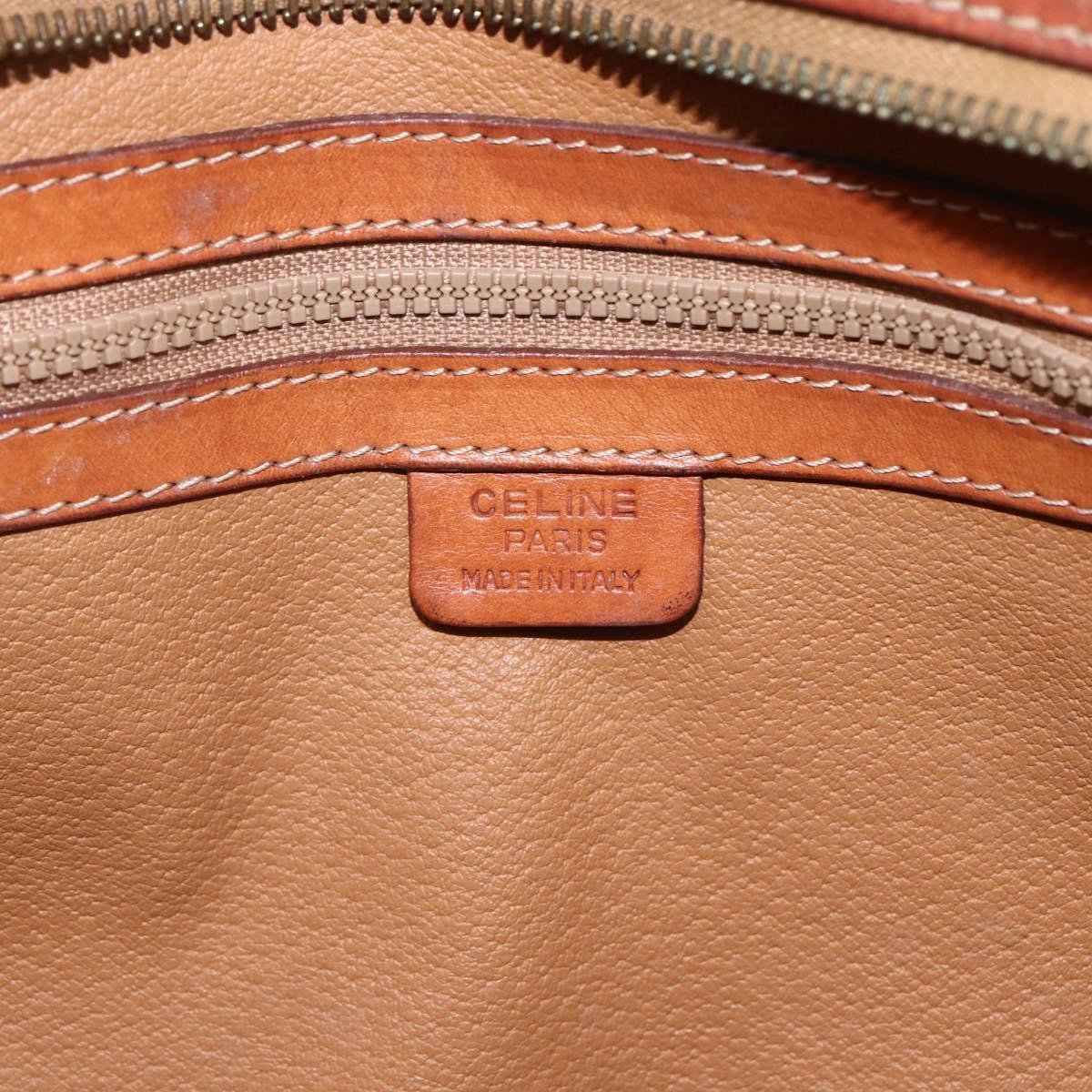 Celine Vintage Macadam Tote bag Canvas, BROWN, CANVAS, Tote bag