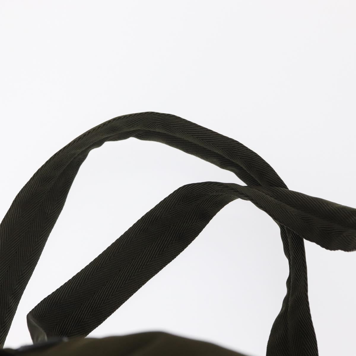 Prada Vela Double Front Pocket Backpack Tessuto with Saffiano Leather, KHAKI, NYLON, Backpack